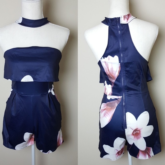 Floral  romper size S - Picture 2 of 7